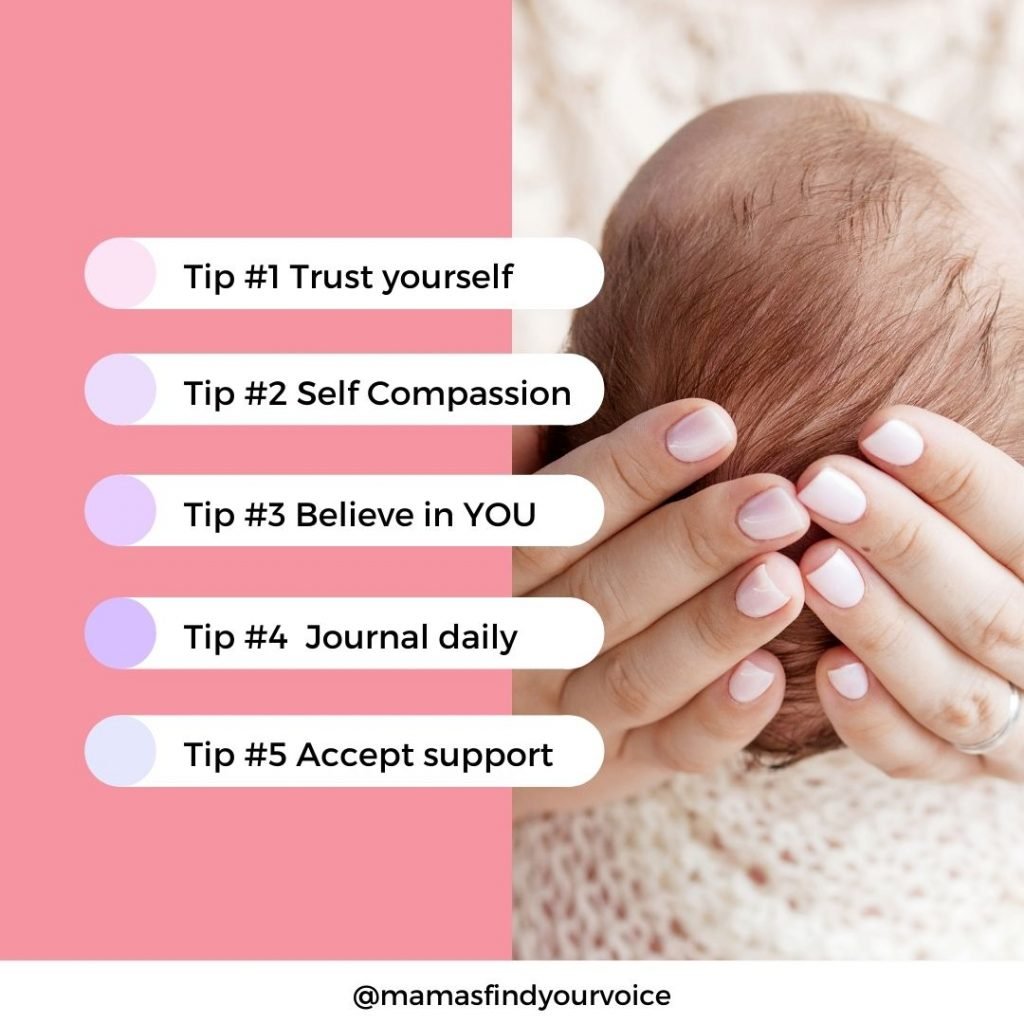 Infographic for new mums